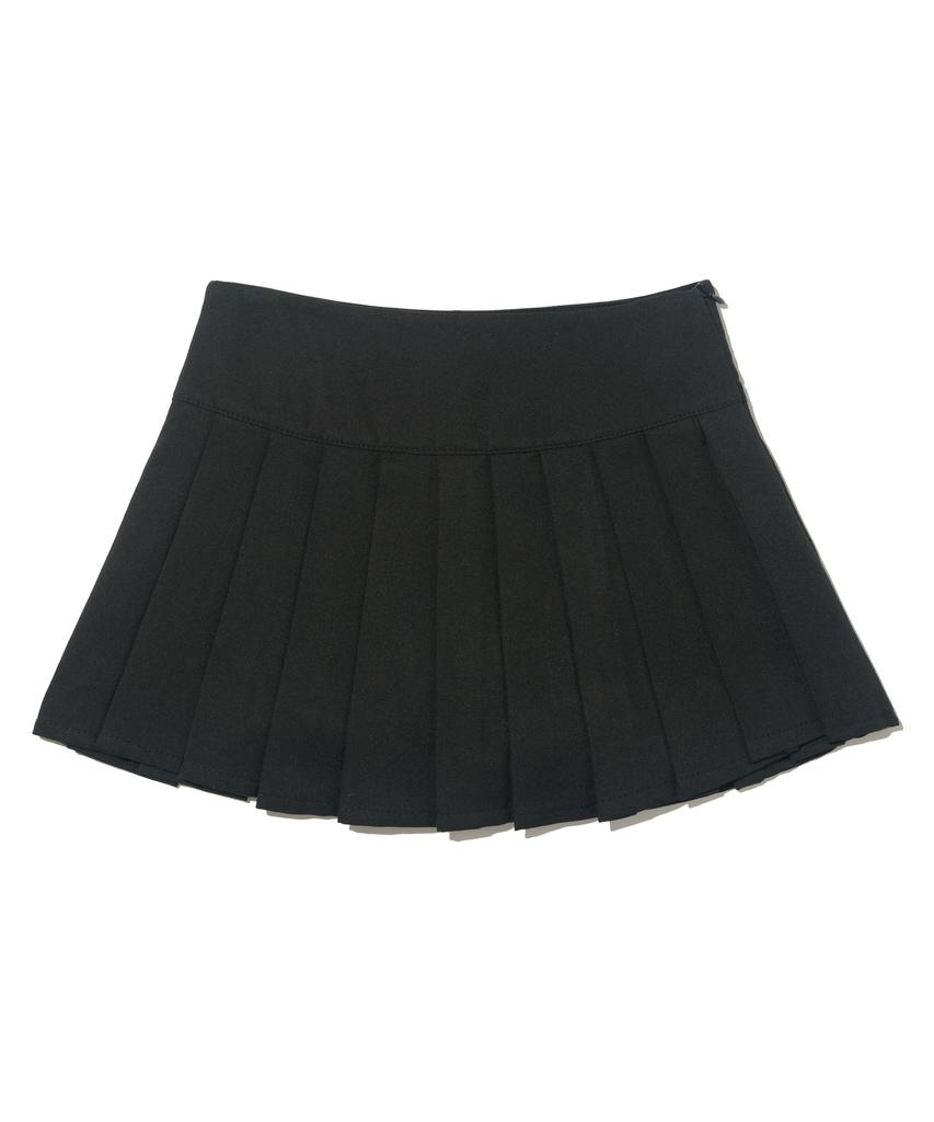Road Road Teen Pleated Tennis Skirt (Black)