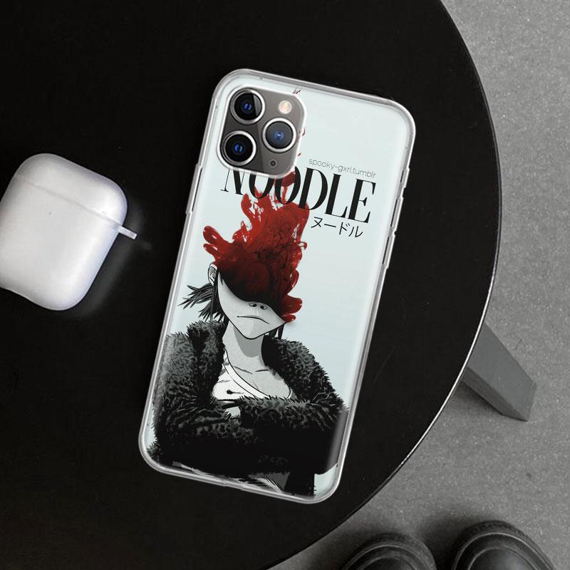 Gorillaz Anime Phone Case Cover for iPhone 18 11 12 13 Mini 14 15 Plus 16 Pro Max 17 Air 7 8 + SE Art Customized Fundas 11 12 13 Mi