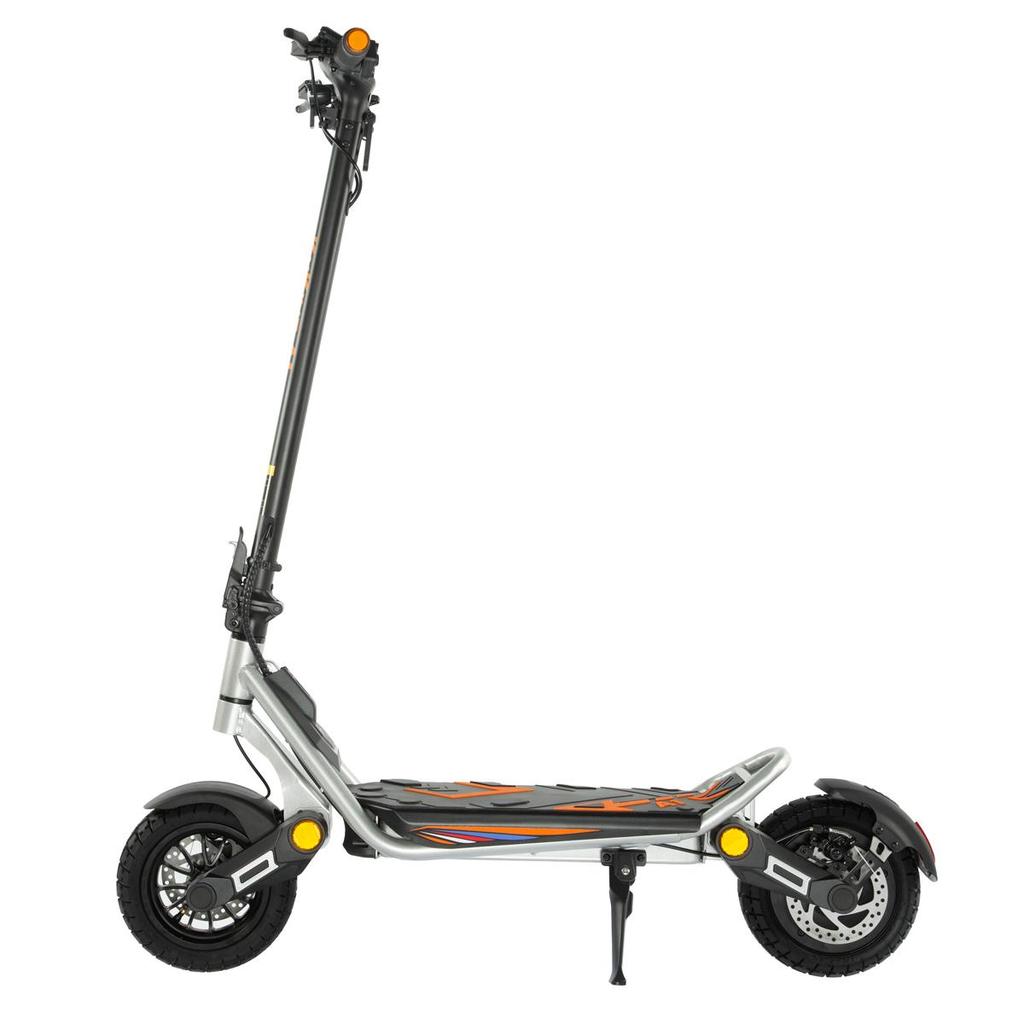 Kukirin A1 Electric Scooter: 10-inch 800W motor, dual disc brakes, 48V 13AH, foldable, top speed 45 km/h, full shock absorption