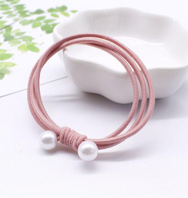 Triple Pearl Elastic Hair Tie - High Elasticity Headband