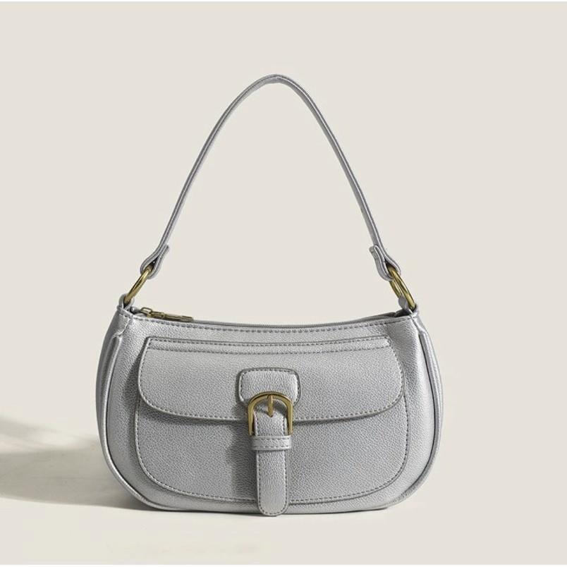 IELGY Ladies Underarm Bag Fashion Retro Portable Small Square Bag