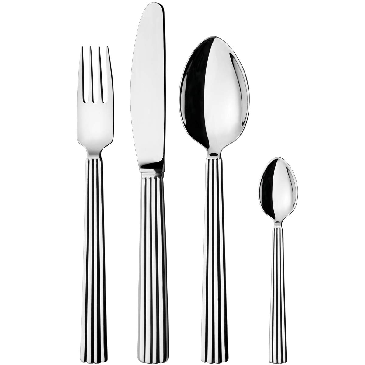 

Столовый набор из нержавеющей стали Georg Jensen, 26,2 x 24,7 x 4,1 см