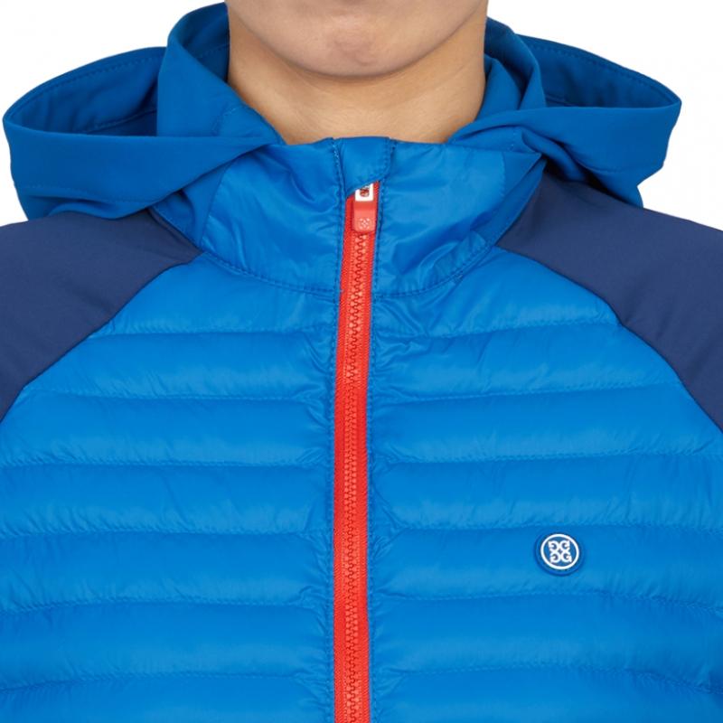 Galleria G Fore Pore Golfwear Women S Half Zip Up Hooded Jacket G4lf22o44 Ult