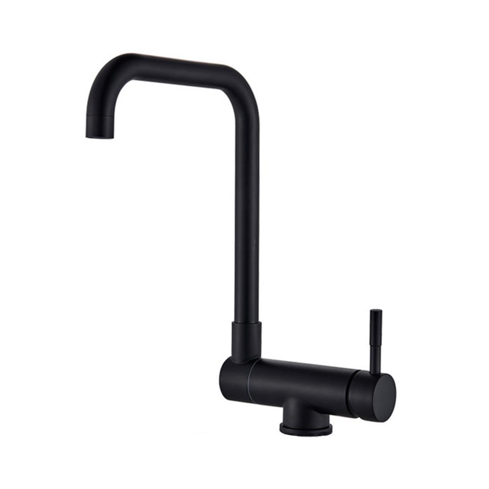 304 Stainless Steel Folding Kitchen Faucet and Sink with Hot/Cold Water