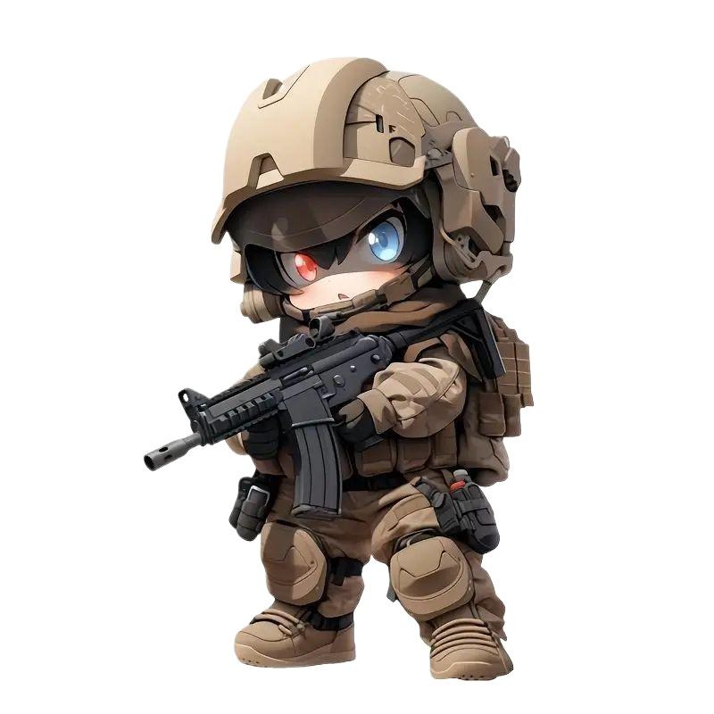 Neue Weihnachten Ornament Anhänger Acryl Flache Lustige Special Forces Anhänger Urlaub Geschenk Anhänger Anhänger