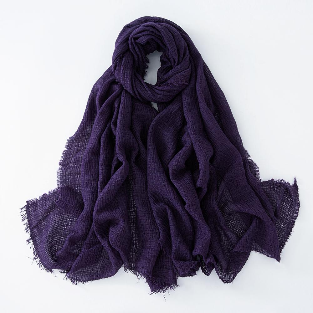 47 Colors Winter Hijab Fluffy Cotton Polyester Scarf Soft Pashmina Warm Neck Wrap Women Plain Fashion Cosy Shawl Shemagh