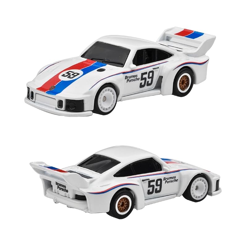 Hot Wheels Wheels) Premium Collector Set - Porsche Rennsport [ Mini Car 4 Units] [3 Years Old~] HRT54