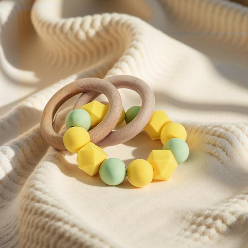 Baby Beech Molar Stick, Liquid Silicone 6 Months Can Be Boiled Baby Biting Glue Toy Anti-eating Hand Soothing Toothpaste