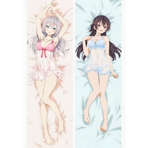 Yuki Suo Arisa Body Pillow Cover, featuring the character Arya next door who sometimes whispers in Russian. Double-sided print, 2-way tricot pillowcas