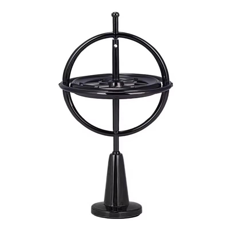 Giroscop Dinamic Angulare pentru Vârf de Deget Jucării pentru Ameliorarea Stresului Giroscop Metalic Creativ Anti Gravitație Experiment Fizic