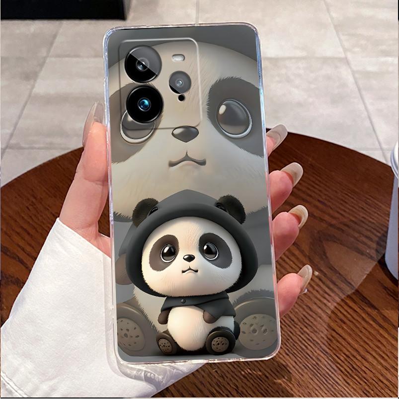 Cute Funny Cartoon Cat Design Pattern Phone Case For Realme GT 7 Pro 5G Clear TPU Soft Cover Anti-scratch Couple Shell