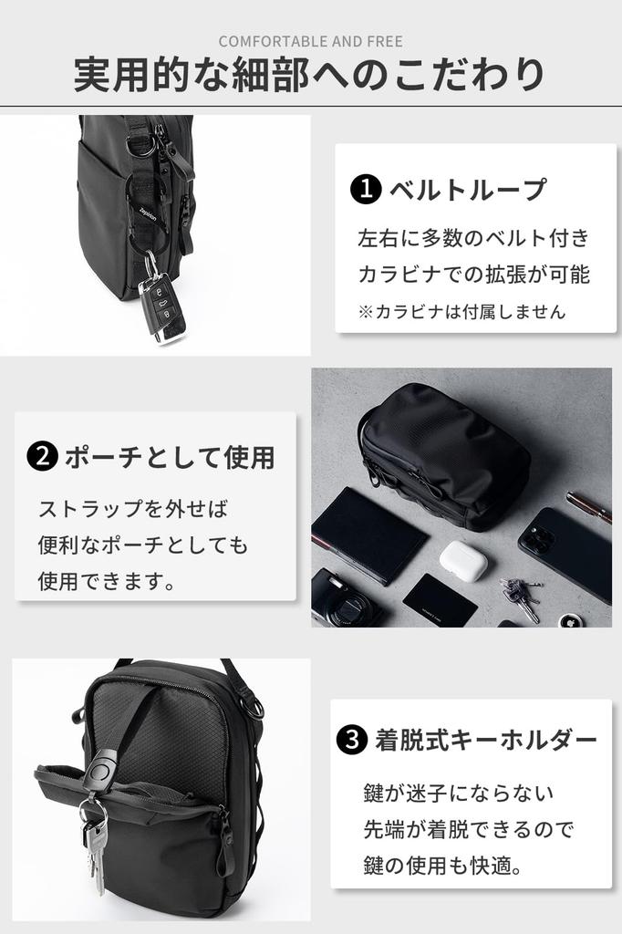 Urban Smartphone Gadget Travel Shoulder Accessory Smartphone Shoulder Holds a Long Wallet [zepirion] Pouch, Water-Repellent Pouch, Pouch, Pouch, Bag,