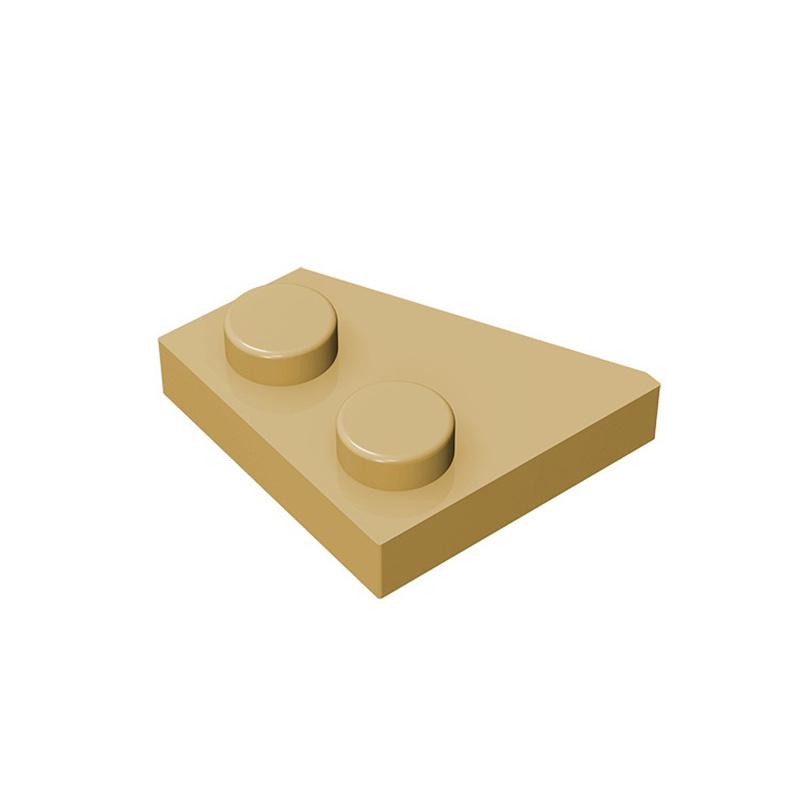 20PCS MOC compatibili assemblano particelle 24307 piastra one cuneo 2x2 blocchi di costruzione destra giocattoli di ricambio educa