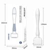 [Medically Certified] Microneedle Stamp with 140 Needles, Adjustable to 3mm Length, for Beautiful Skin, Scalp, Thinning Hair, Pore Care, Face Care, Sk