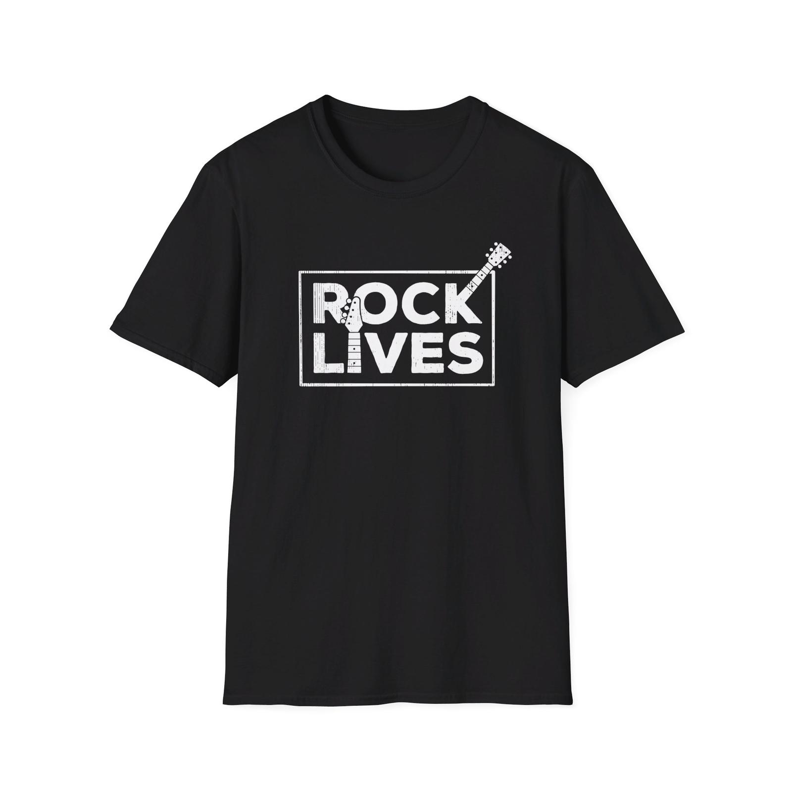 Футболка Rock Lives, Футболка Rock N Roll, Футболка Hard Rock, Футболка с гитарой 4XL