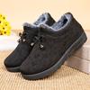 Winter Velvet Thickened Beijing Cloth Shoes Women's Cotton Shoes Cold-proof and Warm Soft-soled Non-slip Old Cotton Shoes