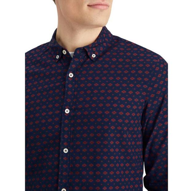 Scotch & Soda Slim Fit Ditsy Aop рубашка с длинным рукавом