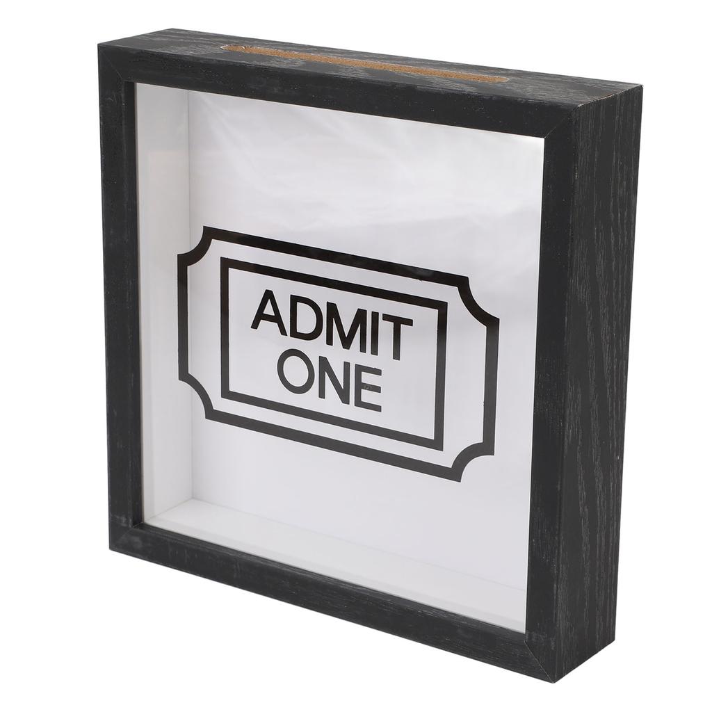 Boîte Archive Aventure 29 X 29cm Cadre Noir Boîte Ombre Voyage Porte-Billets Boîte Cadre Mémoire Voyage