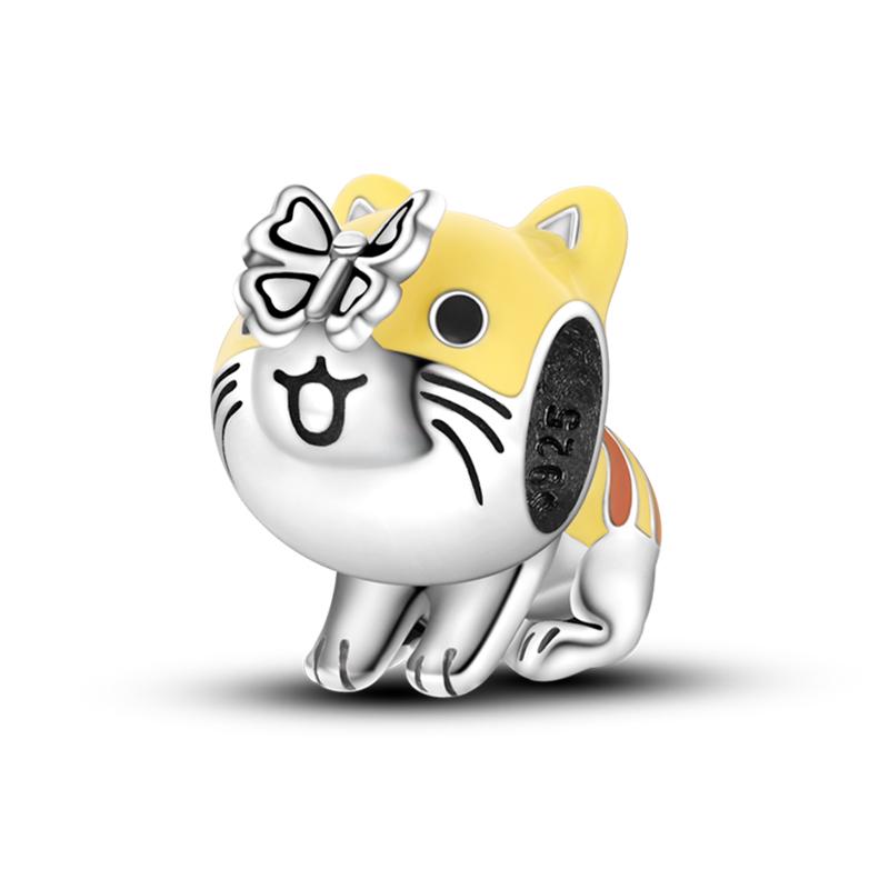 Copper Owl Squirrel Bear Hedgehog Cute Animal Series Creative Charms Beads Fit Pan Original Bracelets Diy Jewelry