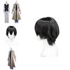 Wyrafinowany strój cosplay Dazai Osamu Peruka Płaszcz trencz Bungo Stray Dog Halloween Karnawał