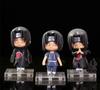 11cm 3Pcs/Set Naruto Anime Action Figure Uchiha Itachi Kakashi Cartoon Toys Akatsuki Collectible Ornament For Adults Gift Poseable Articulated Scale