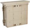 Mirai Industry Wall Box, Roofed, Horizontal Type, Effective Depth 106cm, Beige, 1 Piece, WB-12AJ