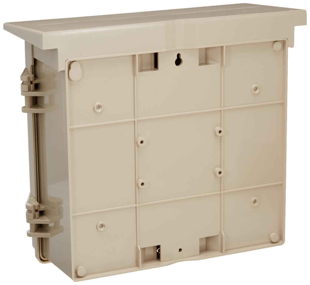 Mirai Industry Wall Box, Roofed, Horizontal Type, Effective Depth 106cm, Beige, 1 Piece, WB-12AJ