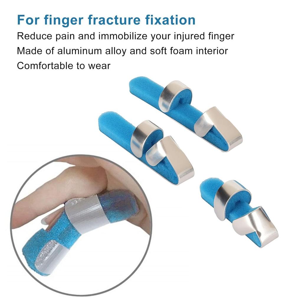 3PCS Finger Splint Finger Support Brace Finger Stabilizer for Broken Fingers Straightening Arthritis Knuckle Immobilization