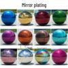 Red Stainless Steel Hollow Sphere for Decorative Hanging or Display