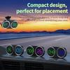 Twin Dial Car Speed Display MPH Dashboard Monitor with Type-C Controls for Daily Commute and Road Trip Driving Use