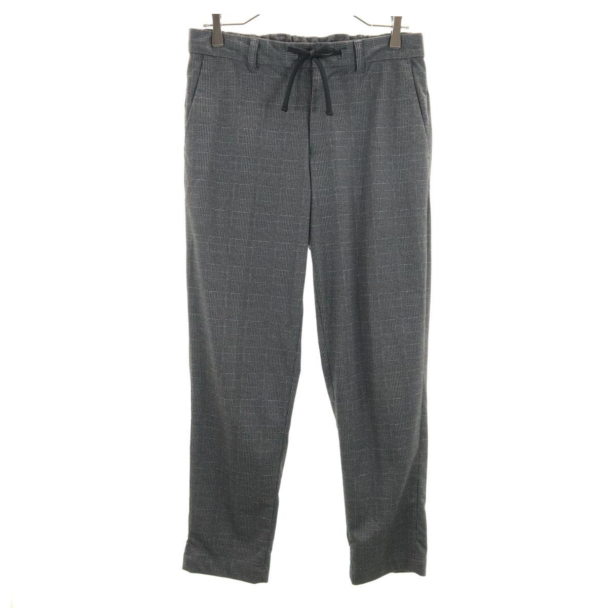 

SHIPS Check Pattern Easy Slacks pants M Charcoal gray Men s Used