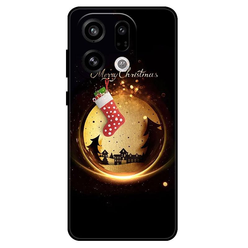 For OPPO Find X9Pro X9 X8 X7 Ultra FindX8s X7 X8 Pro X8s + Plus Christmas Phone Case Shockproof Soft TPU Silicone Protect Cover