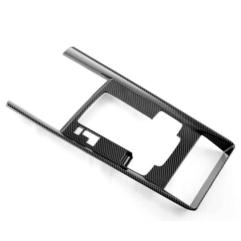 A87Q-For Mazda CX-50 CX50  Car Gear Shift Panel Cover Trim Protection Sticker Interior Accessories (ABS Carbon Fiber)