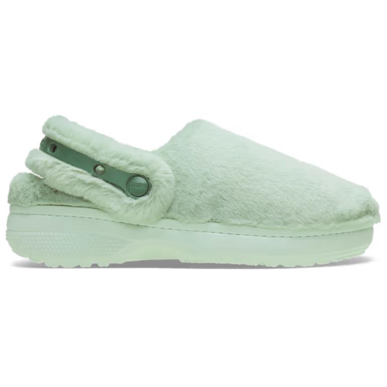 Crocs Comfortable Fashion and Versatile Abrasion and Non-Slip Toe Slippers Unisex Green