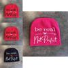 High Top Knit Hat For Men Women With Letter Design Warm Acrylic Breathable For Winter Season