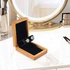 Elegant Earrings Storage Box Multifuntional Jewelry Organizers Wood Earrings Holder Suitable for Home or Travel Use