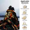Halloween Horror Movie Poster Flannel Blanket Super Soft Warm Cozy Blanket For Sofa Bed Office Travel Allseason Home Decor Gift