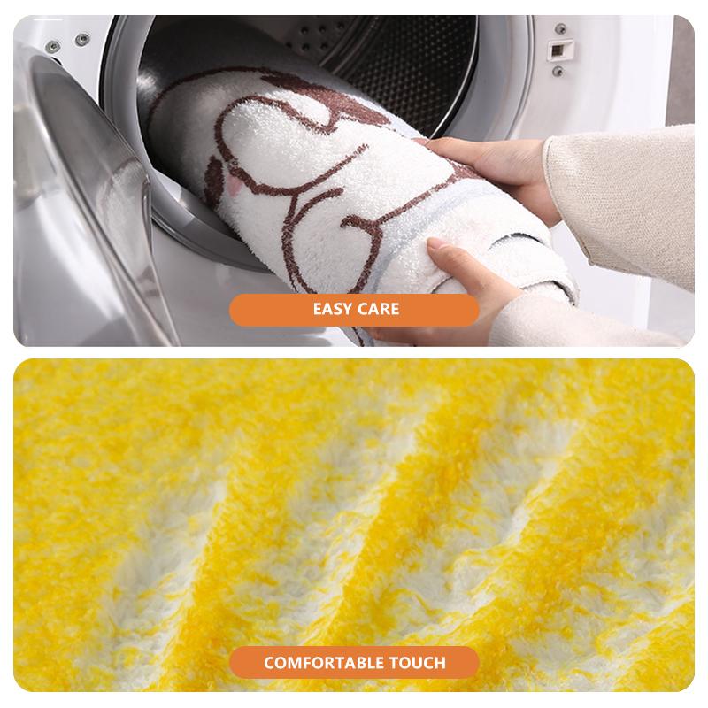 Lemon Rug Carpet Water Absorption Non-Slip Bedroom Bathroom Door Mat