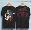 Fashion Stevie Ray Vaughan 2 Side T-shirt Black Men Women S-234XL HT024