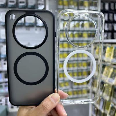 Applicable To Oppo x9SPRO Matte Magnetic Suction FindX9ultra Mobile Phone Case Transparent Magnetic Airbag FindX8S +