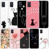 Cat Footprint Funny Paw Cute Silicon Call Phone Case For Samsung Galaxy A51 A50S A71 A70 A41 A40 A31 A30 A21S A20E A10 A6 A7 A8