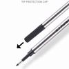 10Pcs Replacement Ballpoint Pen Refills Metal Ballpoint Refill Universal Pen Refills 0.5mm OR 0.7mm For Daily Writing