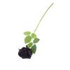 Black Rose Artificial Flower Realistic Looking Fake Rose Stem for Wedding Party Birthday Home Decor DIY Craft Decoration