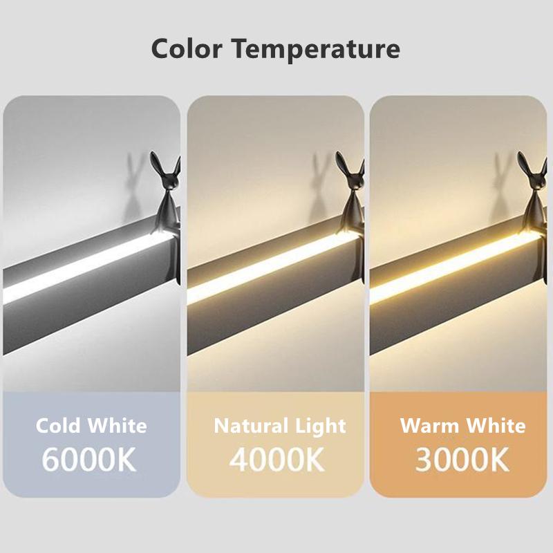 Modern LED Wall Lamp Simple Long Strip Indoor Wall Light Bedroom Living Room TV Background Decor Sconce Lighting Fixture 85-265V