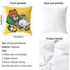Line Town Brown Bear And C-Cony Cushion Cover Comfortable Reversible Pillow Cover Ideal For Car Sofa Bedroom & Beyond