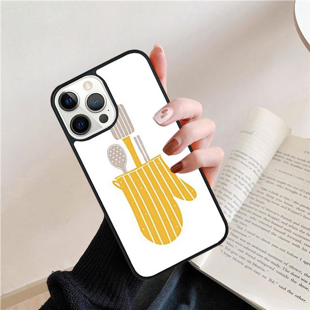 Love Baking Chef Knife Phone Case For iPhone 17 Air 15 16 Cover  14 11 13 Pro Max 12 Plus Max Cover Coque