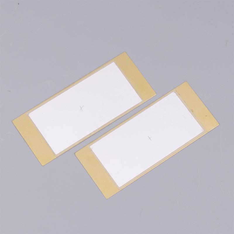 2 Stück Bimorph Piezo, Keramik, Stromerzeugung PZT Piezoelektrisch 80mmx33mmx0.6mm