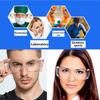 Schutzbrille, transparent, staubdicht, für den Arbeitsplatz, Labor, Dentalbrille, Spritzschutz, Anti-Wind-Brille