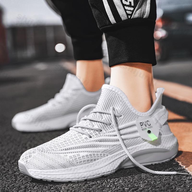 Fashion Men's Sports Casual Shoes 2025 Spring New Mesh Breathable Fashion Trend Shoes Comfortable Versatile Thick Sole Platform sneakers