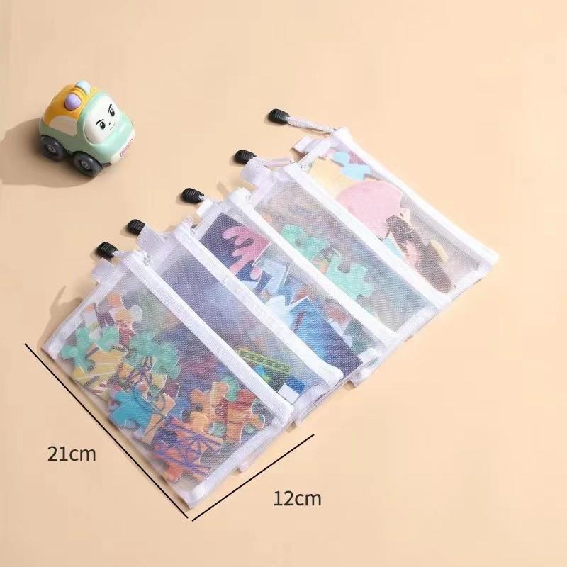 Transparent Lego Organizer Bag for Kids' Building Blocks
